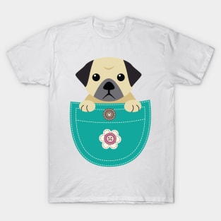 Cute Pugs Funny Gift Love Dog T-Shirt